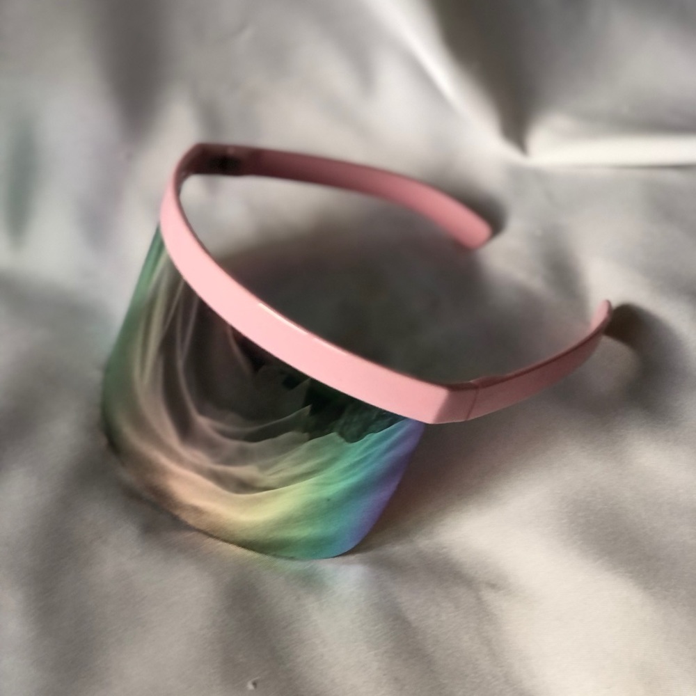 Pink Festival Visor Glasses